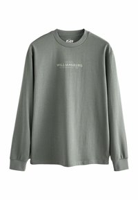 Next HEAVYWEIGHT BACK PRINT GRAPHIC - Maglietta a manica lunga - green
