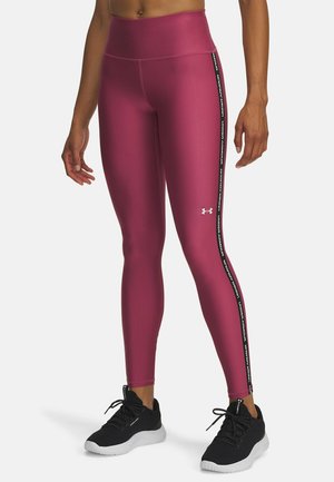 TECH WORDMARK TAPE - Legging (type pantalon) - fuchsia dusk