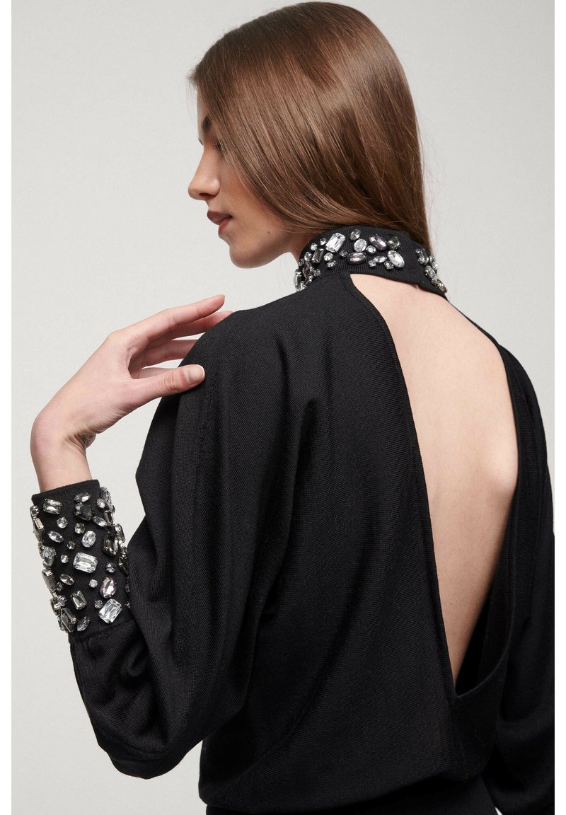 Luisa Spagnoli Strickkleid nero/schwarz