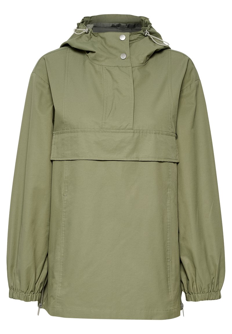 Part Two Lichte jas donkergroen