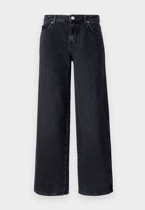 Vero Moda Petite VMREMY MR WIDE  - Wide leg - black denim
