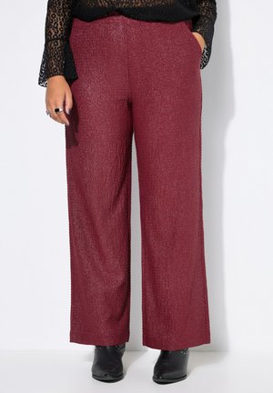 Pantalones - dark cherry red