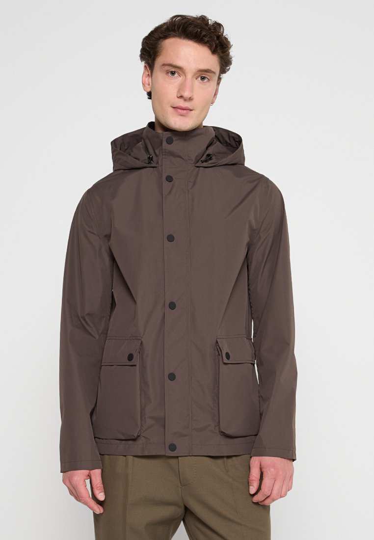 PROFUOMO Regenjas bruin PROFUOMO Regenjas bruin