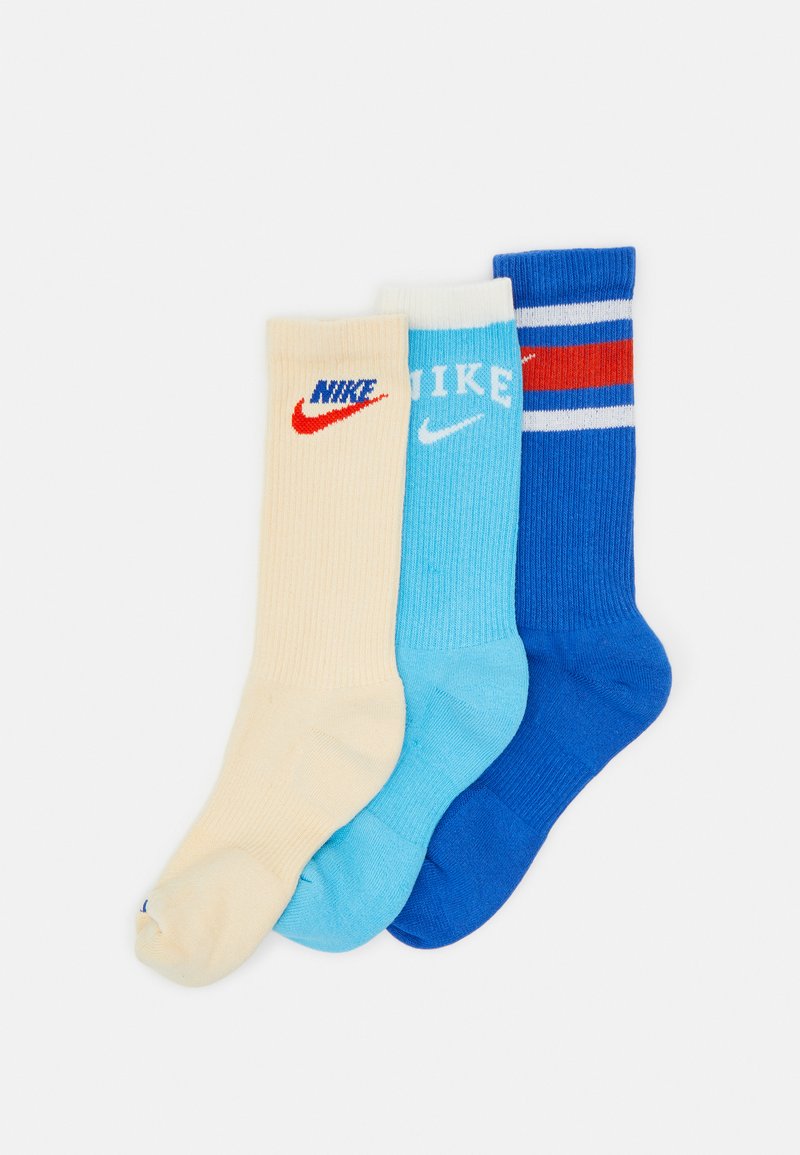 Nike Performance EVERYDAY PLUS CUSH CREW RETRO UNISEX 3 PACK Sports socks game royal/baltic