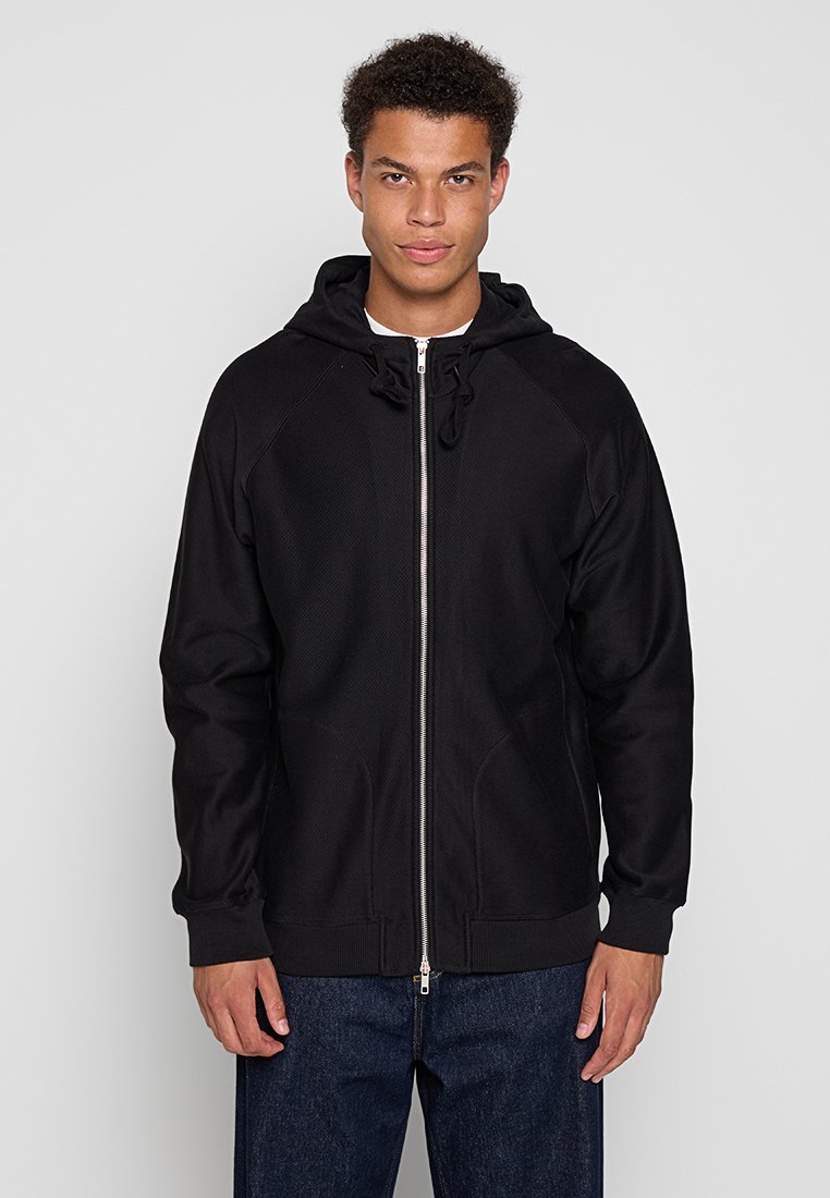 Replay Sweater met rits zwart