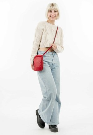 Phone pouch - red