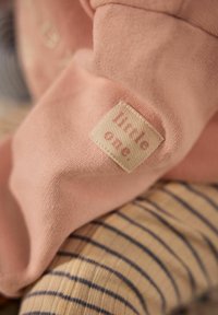 Next SET - Sweatshirt - pink grey slogan stripe