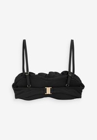 Next RUFFLE BANDEAU  - Bikinitop - black