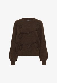 Sélectionné, chocolate brown melange