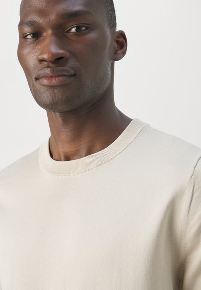 sandro PABLO TEE - Tricou basic - sable clair