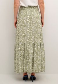 Cream CRTIAH - Maxisukňa - graphic flower print