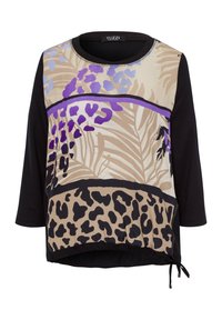 TUZZI Long sleeved top - oatmeal schwarz ultra violet