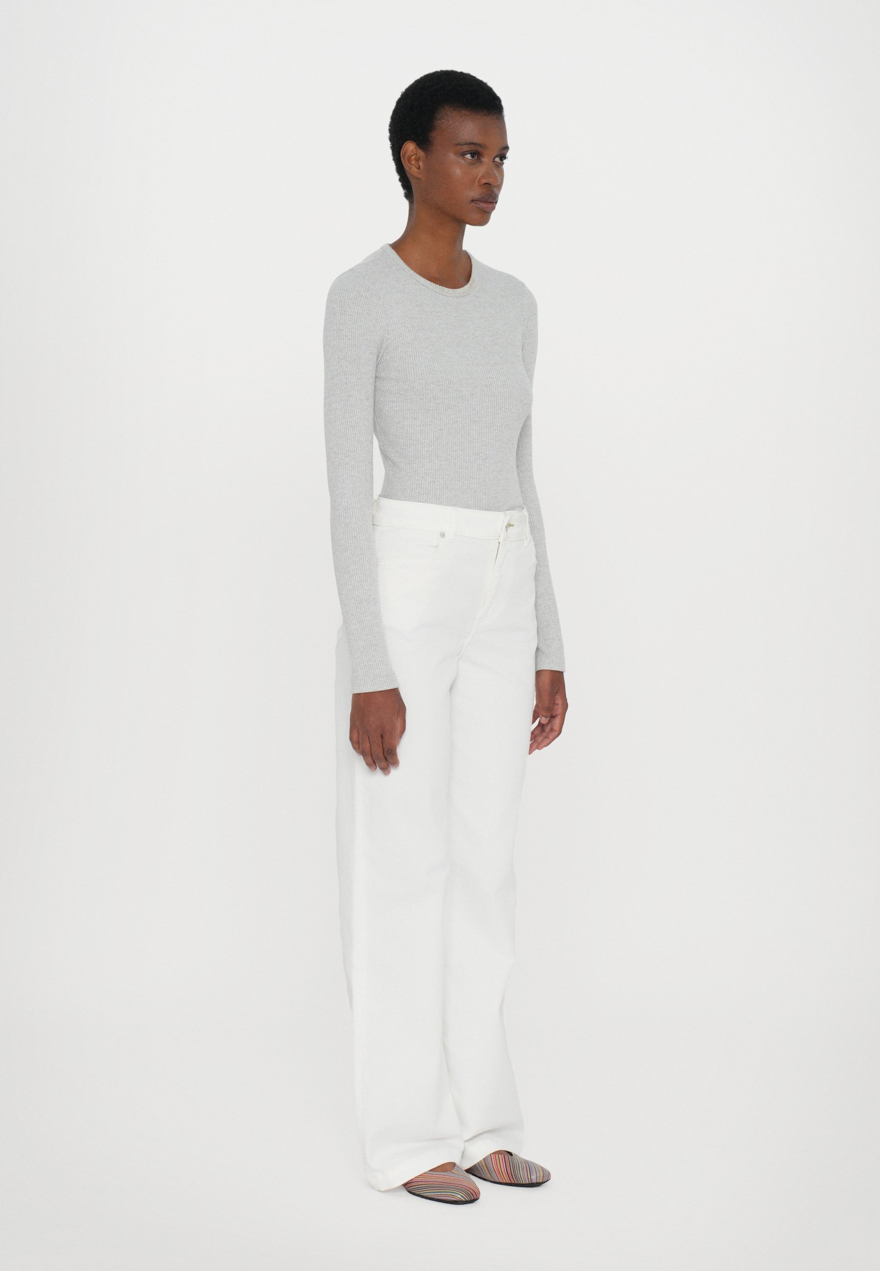 パンツ PAUL SMITH Women Straight Pants W1R 328T M01427 04 White PS PAUL SMITH Straight Fit Jeans - Ecru | Very