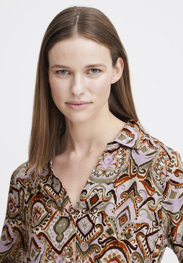 BYMMMJOELLA - Shirt dress - aloe boho mix4