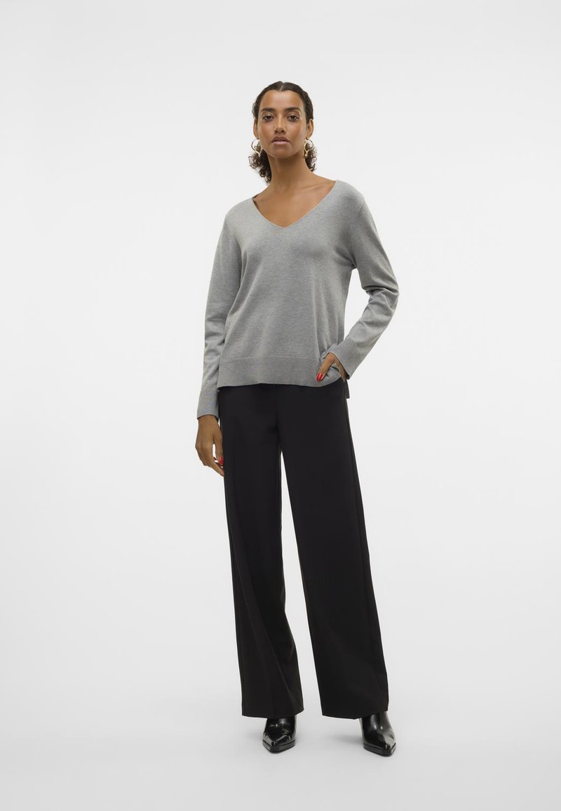 Vero Moda Trui grijs gemêleerd Vero Moda Trui grijs gemêleerd
