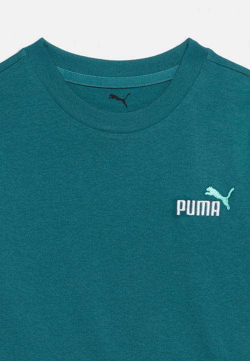 PUMA LOGO TEE UNISEX - Sports T-shirt - emerald ice — photo 4