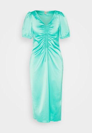 YAS, ZURA DRAWSTRING DRESS - Robe de soirée - green