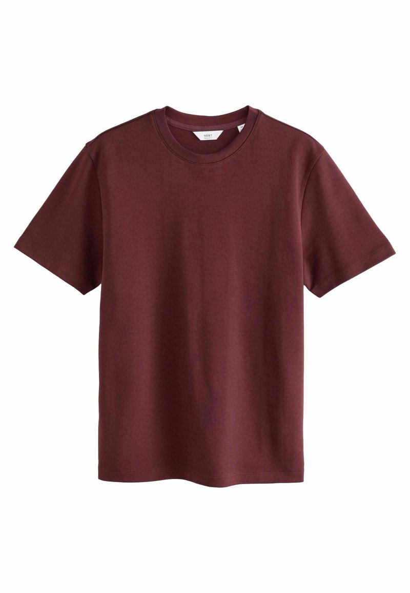 Next REGULAR FIT SMART SOFT TOUCH HEAVYWEIGHT - T-shirt - bas - deep ...