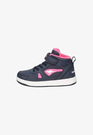 KangaROOS, UNISEX - High-top trainers - dk blue daisy pink