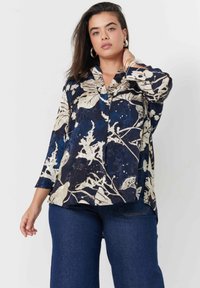 Jean Marc Philippe IMPRESSION FLORAL - Blouse - bleufleur