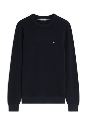 Tommy Hilfiger, ESSENTIAL STRUCTURE CREW NECK - ELEVATED ESSENTIALS - Maglione - desert sky