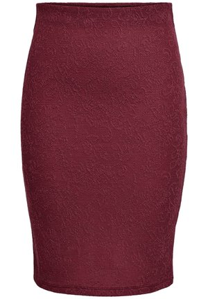 Jupe crayon - bordeaux