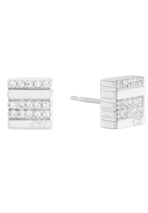 Calvin Klein SS STUDS - Ohrringe - gey