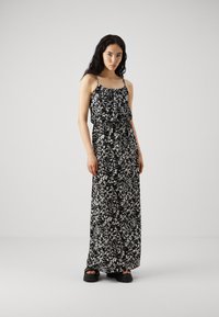 ONLY Tall - ONLNOVA LIFE LUX STRAP DRESS - Maxi ruha - black Miniatűr kép 1