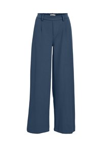 Object OBJLISA WIDE PANT - Broek - dark denim/donkerblauw - Zalando.be