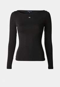 BOAT NECK - Long sleeved top - black