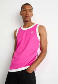 adidas Originals ADICOLOR MOCK EYELET - Top - semi lucid fuchsia