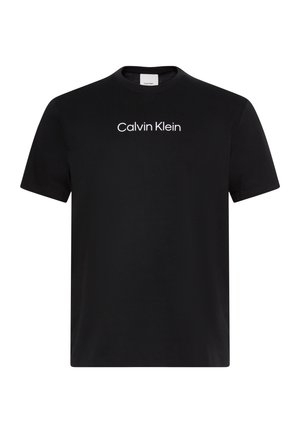 Calvin Klein, STANDARD LOGO CREWNECK TEE - T-shirts basic - black