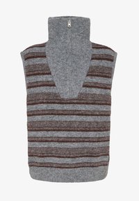 Избран, grey melange/ sorrel horse stripe