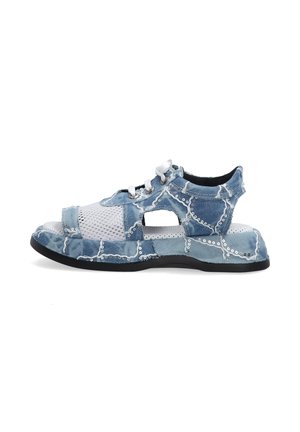 Platform sandals - blue