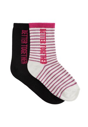 2 PACK - Chaussettes - bright pink
