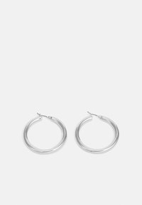 PE 40MM TUBE HOOP - Brincos - silver-coloured