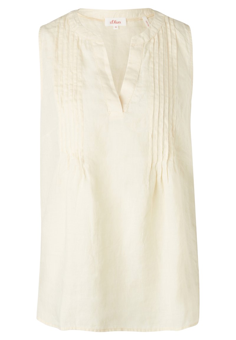Damen T-Shirts | s.Oliver Top sunlight yellow melange/hellgrau-meliert - BU23179 Damen T-Shirts | s.Oliver Top sunlight yellow melange/hellgrau-meliert - BU23179