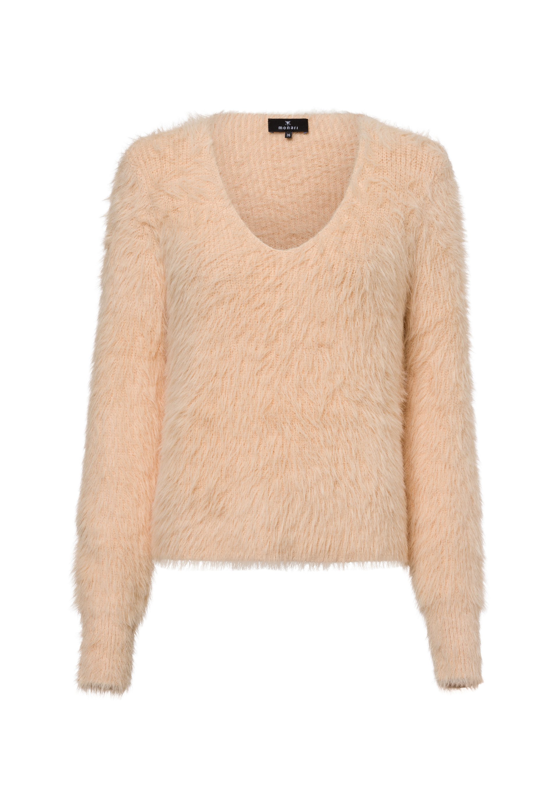 Topshop Orange Fluffy Jumper Topshop Knitted High Neck Large Cable
