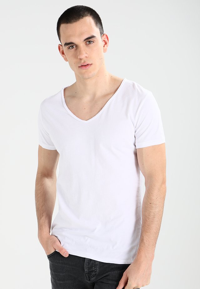 MALIK - Basic T-shirt - white