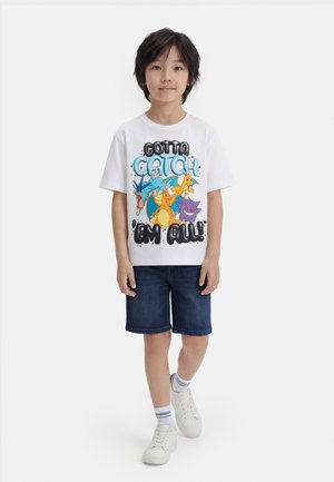 NKMMAJO POKEMON BOX - T-shirt con stampa - bright white