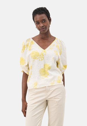 ROSALYN - Blouse - yellow stunning flower print