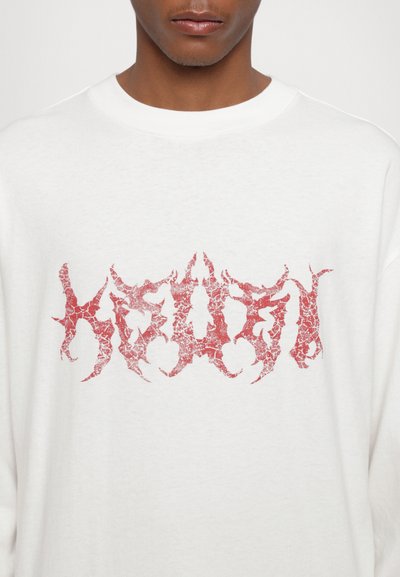 Ksubi SABBATH  BIGGIE TEE VINTAGE  - Topper langermet - white