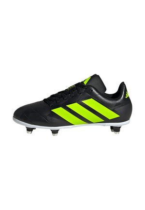 Botines de fútbol para terreno firme - core black lucid lemon cloud white