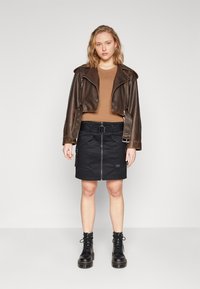G-STAR EYBEN - Basic póló - beige