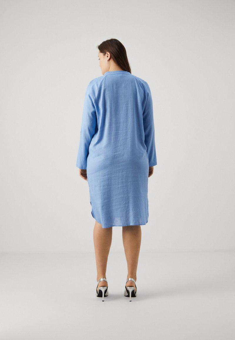 Jurk Blauw Blouse Jurk Only ONLY Blousejurk 'Pema' In Donkerblauw