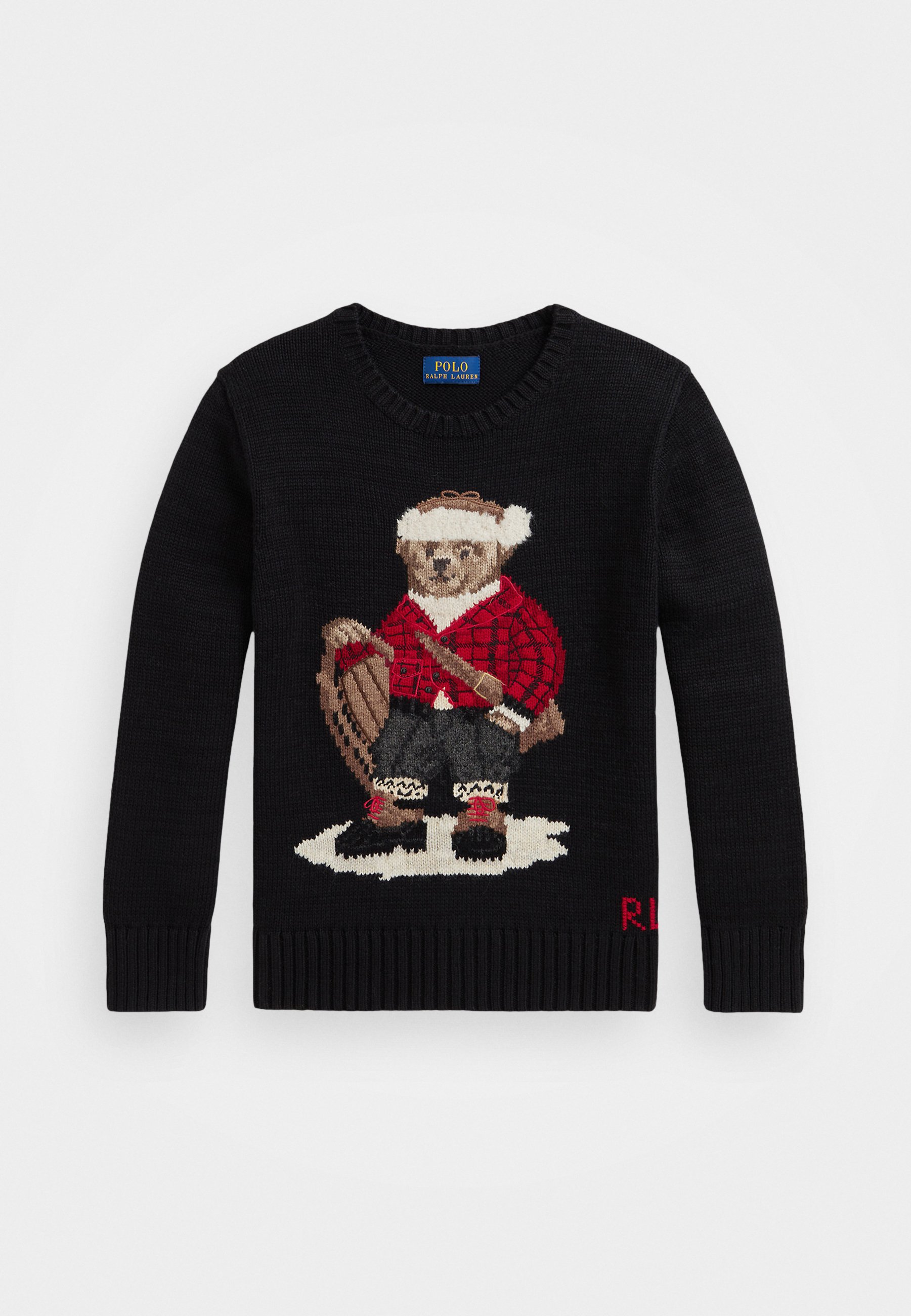 Polo Ralph Lauren POLO BEAR SWEATER - Džemperis - polo black/juoda