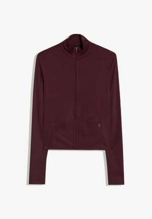 Bershka, BREATHABLE QUICK-DRYING TECHNICAL ZIP-UP - JACKET - Sweat zippé - tan