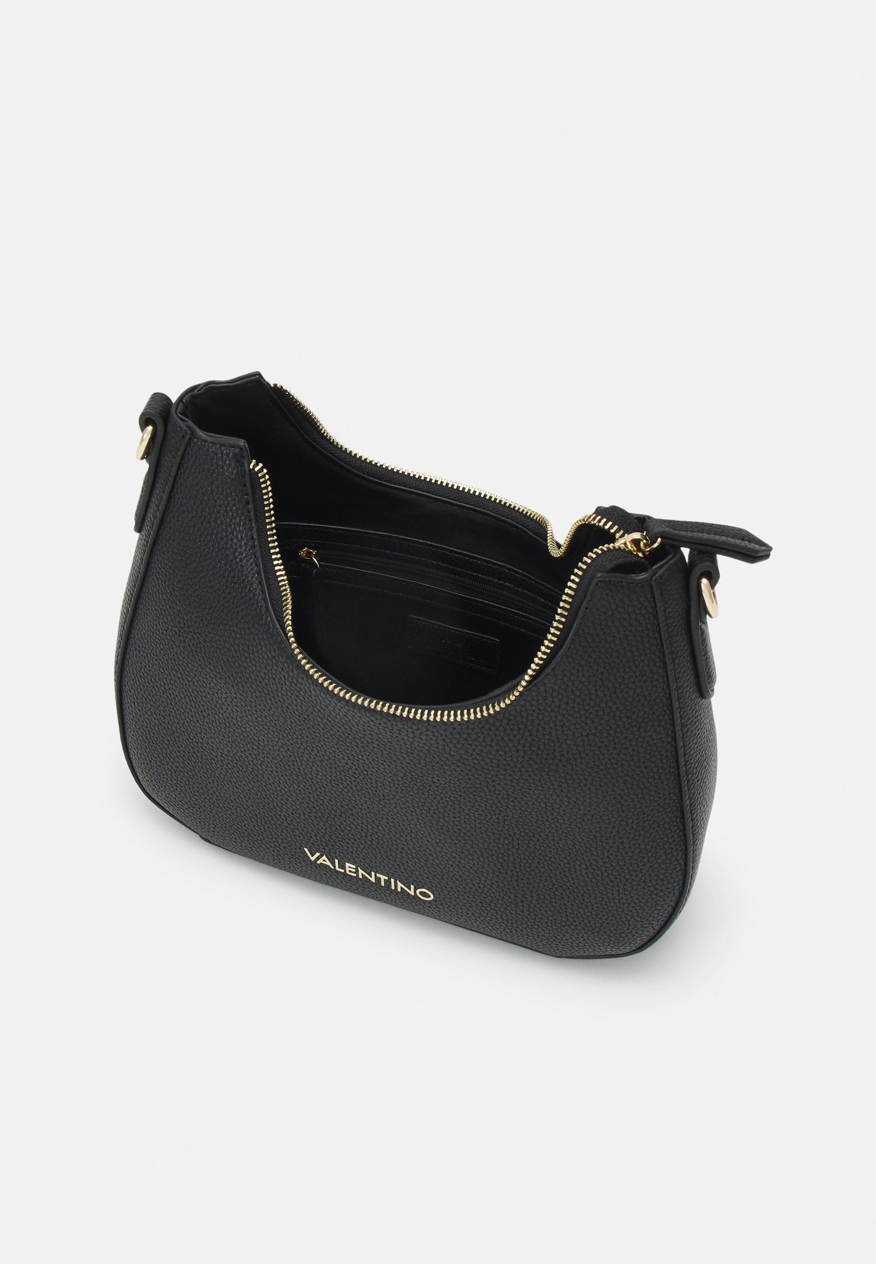 Valentino 黒 レザー ショルダーバッグ Valentino Garavani レザー ショルダーバッグ | ブラック | FARFETCH JP