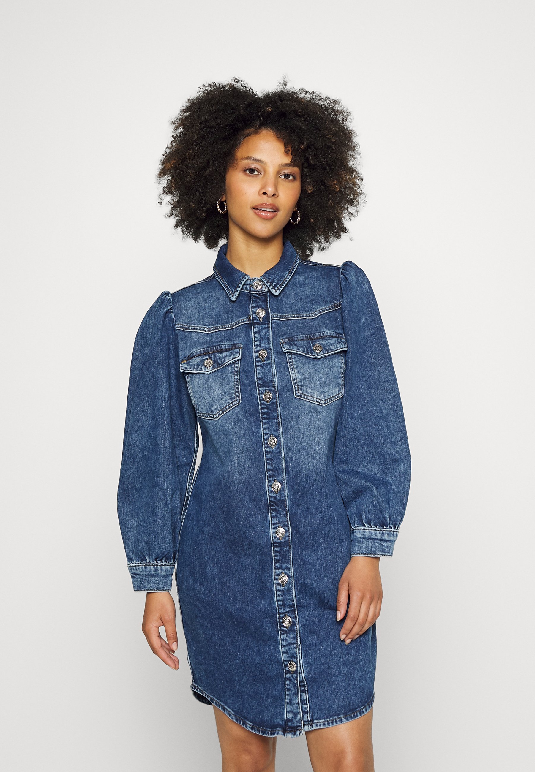 ONLY Petite ONLALLIE LIFE DRESS - Denim 