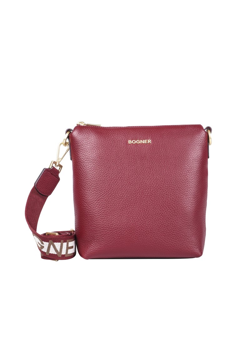 Bogner ANDERMATT FLAVIA SHOULDER - Taška s příčným popruhem - darkred